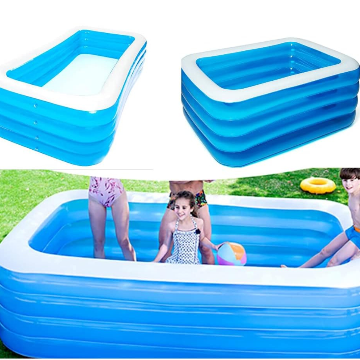 Piscina Familiar 1200 Litros - 3 Filas 260 cm x 170 cm