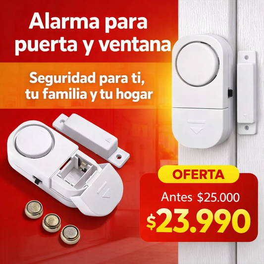Alarma Puerta Ventana Sensor Magnético